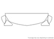 cascada Avery Dennison Clear Bra Hood Precut PPF Diagram