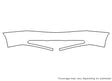 century 3M Clear Bra Bumper Precut PPF Diagram