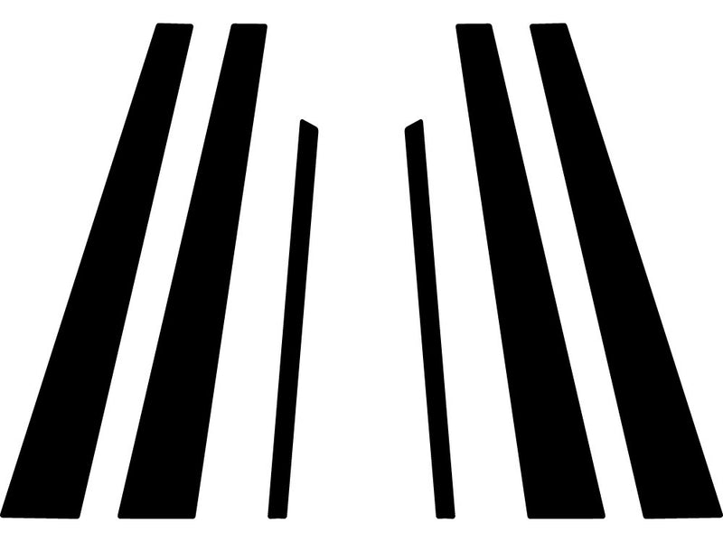 buick century 1997-2005 Carbon Fiber Pillar Trim Diagram