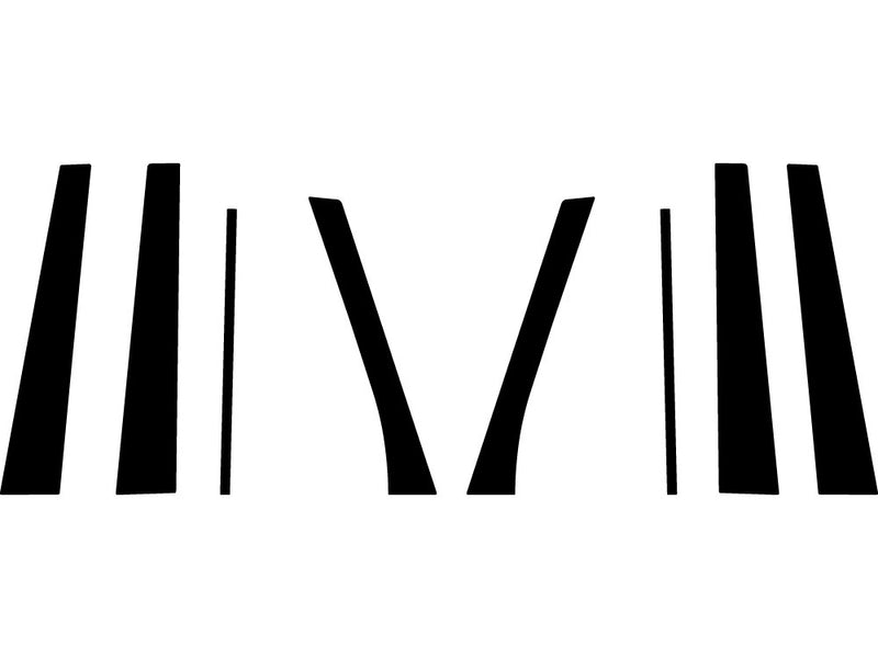 buick enclave 2008-2017 Camo Pillar Trim Diagram