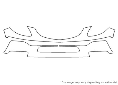enclave Avery Dennison Clear Bra Bumper Precut PPF Diagram