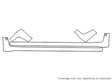 enclave Avery Dennison Clear Bra Door Cup Precut PPF Diagram