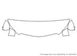 enclave Avery Dennison Clear Bra Hood Precut PPF Diagram