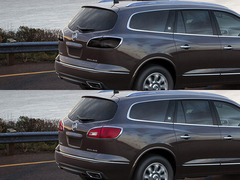 enclave Before and After Smoked Taillights