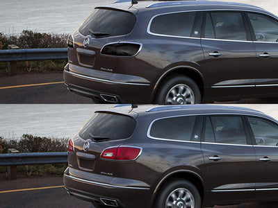 enclave Before and After Smoked Taillights