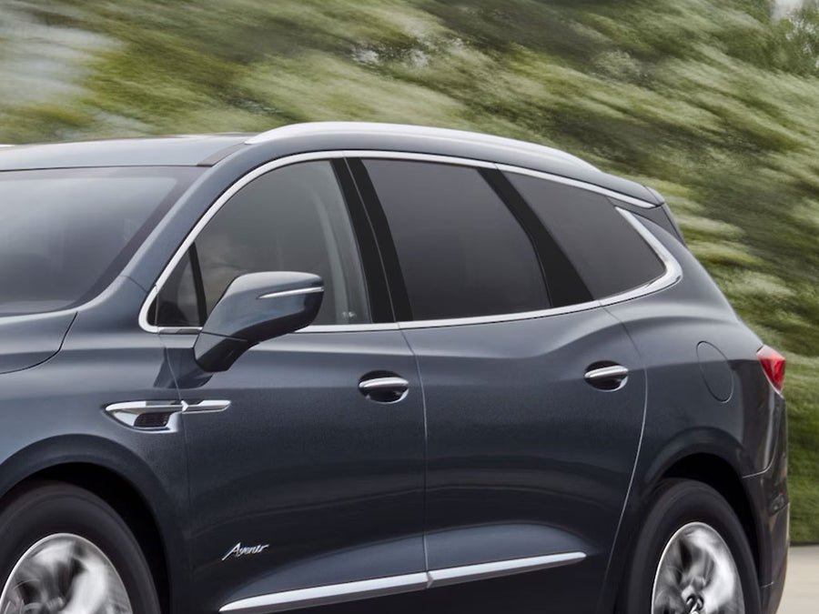 buick enclave 2018-2024 Gloss Black Pillar Cover Diagram