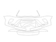 enclave 3M Clear Bra Bumper Precut PPF Diagram