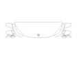 enclave 3M Clear Bra Hood Precut PPF Diagram