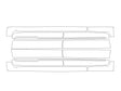 enclave 3M Clear Bra Door Cup Precut PPF Diagram