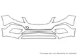 encore Avery Dennison Clear Bra Bumper Precut PPF Diagram