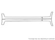 encore 3M Clear Bra Door Cup Precut PPF Diagram