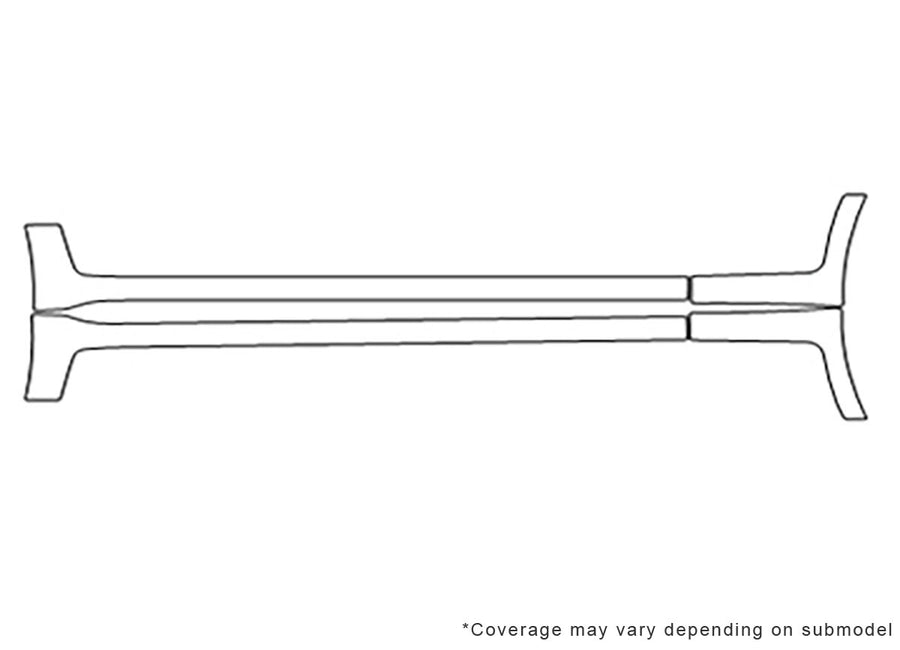 encore 3M Clear Bra Door Cup Precut PPF Diagram