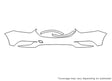 encore 3M Clear Bra Bumper Precut PPF Diagram