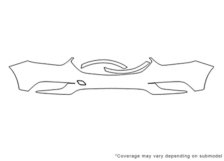 encore Avery Dennison Clear Bra Bumper Precut PPF Diagram