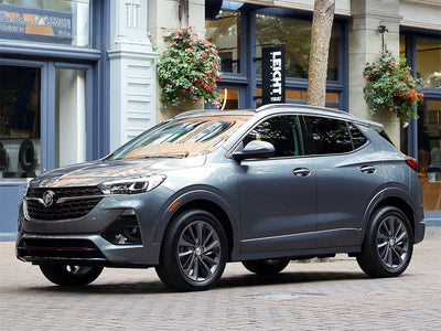 buick encore 2020-2024 (gx) Brushed Aluminum Black Pillar Trim