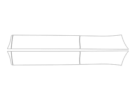 encore 3M Clear Bra Door Cup Precut PPF Diagram