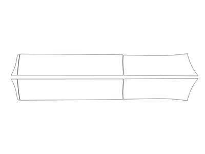 encore Avery Dennison Clear Bra Door Cup Precut PPF Diagram