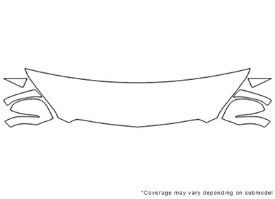 envision 3M Clear Bra Hood Precut PPF Diagram
