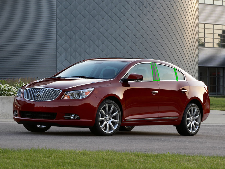buick lacrosse 2005-2009 Pillar Post Trim Installation Location