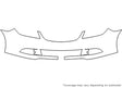 lacrosse Avery Dennison Clear Bra Bumper Precut PPF Diagram