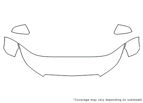 lacrosse Avery Dennison Clear Bra Hood Precut PPF Diagram