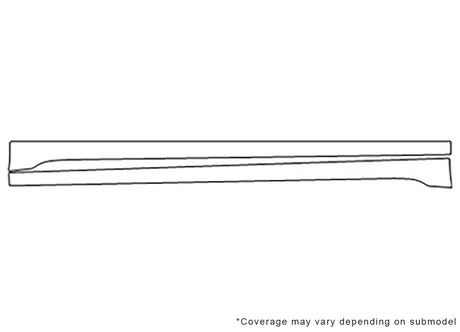 lacrosse Avery Dennison Clear Bra Door Cup Precut PPF Diagram