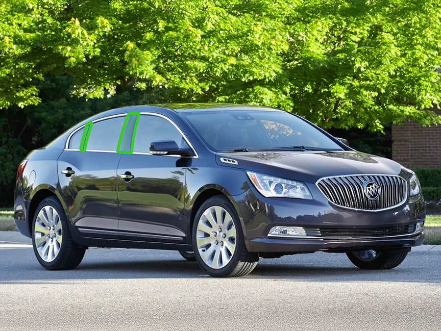 buick lacrosse 2010-2016 Pillar Post Trim Installation Location