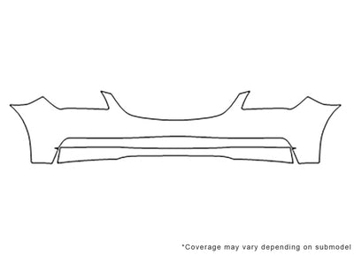 lacrosse 3M Clear Bra Bumper Precut PPF Diagram