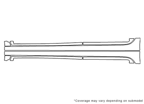 lacrosse Avery Dennison Clear Bra Door Cup Precut PPF Diagram
