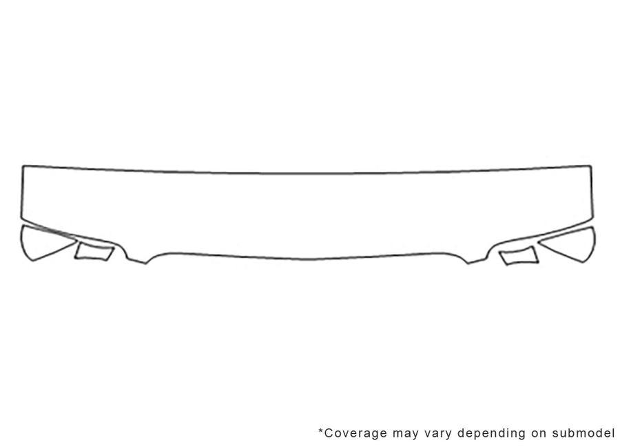 lesabre Avery Dennison Clear Bra Hood Precut PPF Diagram
