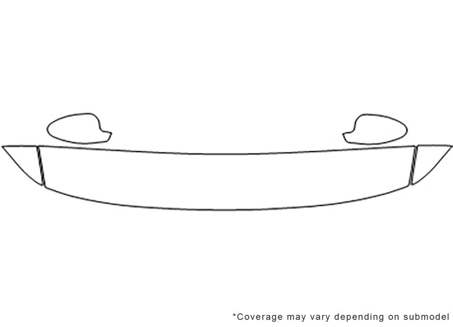 lesabre Avery Dennison Clear Bra Hood Precut PPF Diagram