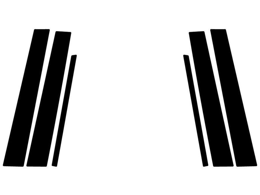 buick lesabre 2000-2005 Gloss Black Pillar Trim
