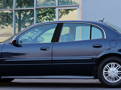 buick lesabre 2000-2005 Brushed Aluminum Black Pillar Cover Diagram