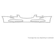lucerne Avery Dennison Clear Bra Bumper Precut PPF Diagram