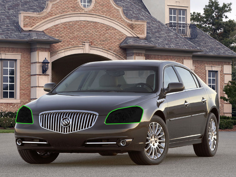 buick lucerne 2006-2011 Headlight Tint Location