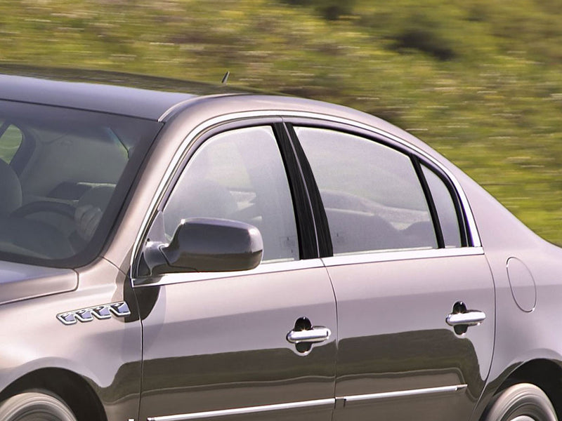 buick lucerne 2006-2011 Brushed Aluminum Black Pillar Cover Diagram