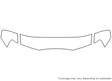 rainier Avery Dennison Clear Bra Hood Precut PPF Diagram
