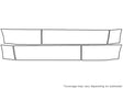 rainier Avery Dennison Clear Bra Door Cup Precut PPF Diagram