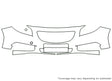 regal 3M Clear Bra Bumper Precut PPF Diagram