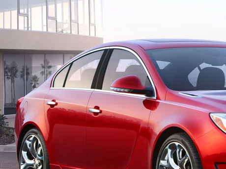 buick regal 2011-2017 Matte Black Pillar Cover Diagram