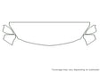 regal 3M Clear Bra Hood Precut PPF Diagram