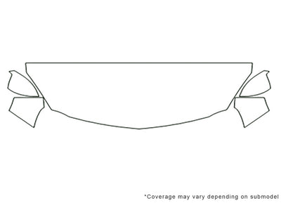 regal Avery Dennison Clear Bra Hood Precut PPF Diagram