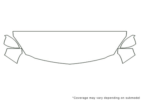 regal Avery Dennison Clear Bra Hood Precut PPF Diagram
