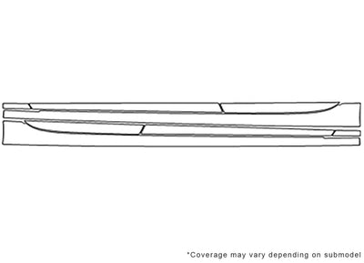 regal 3M Clear Bra Door Cup Precut PPF Diagram