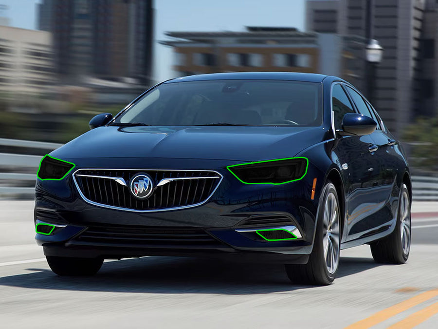 buick regal 2018-2020 (sportback) headlight tint Headlight Tint Location