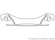 rendezvous Avery Dennison Clear Bra Hood Precut PPF Diagram