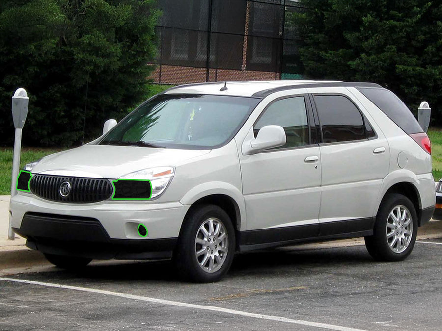 buick rendezvous 2002-2007 Headlight Tint Location