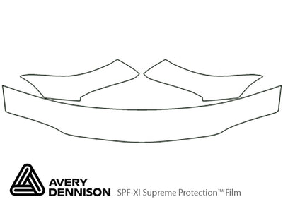 skylark Avery Dennison Clear Bra Hood Precut PPF Diagram