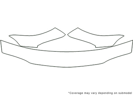 skylark Avery Dennison Clear Bra Hood Precut PPF Diagram