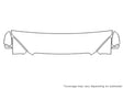 verano Avery Dennison Clear Bra Hood Precut PPF Diagram